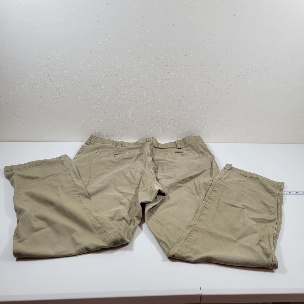 Lee Men's Extreme Motion Regular Straight Canvas Cargo Pants Size 40x34 Beige